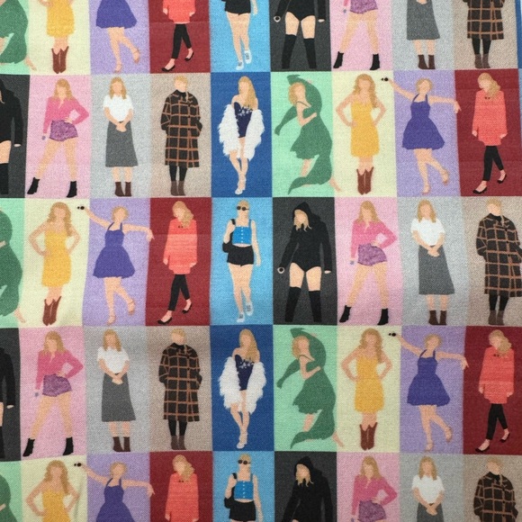 Taylor Swift Outfits Cotton Fabric - Picture 1 of 2